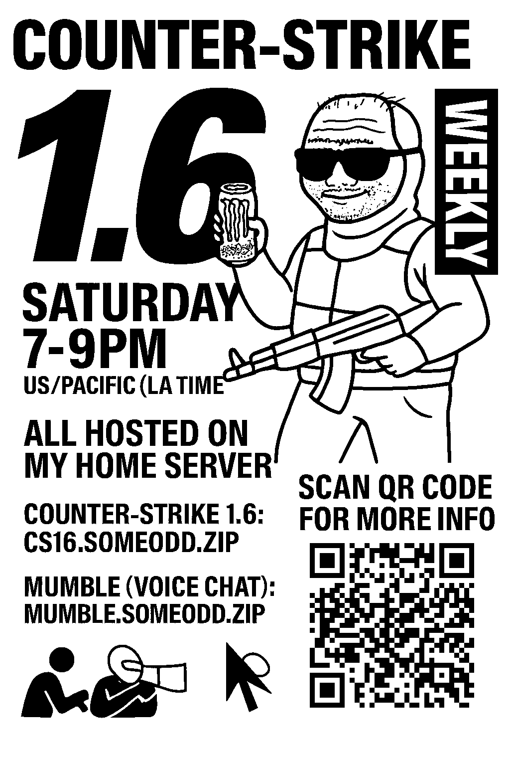 Flyer promoting the event (printable version)